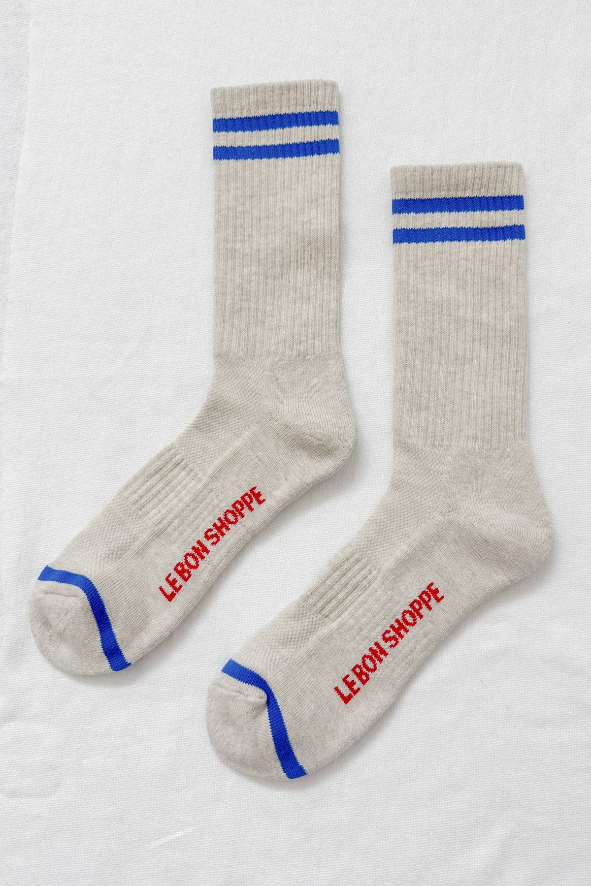Extended Boyfriend Socks: Red