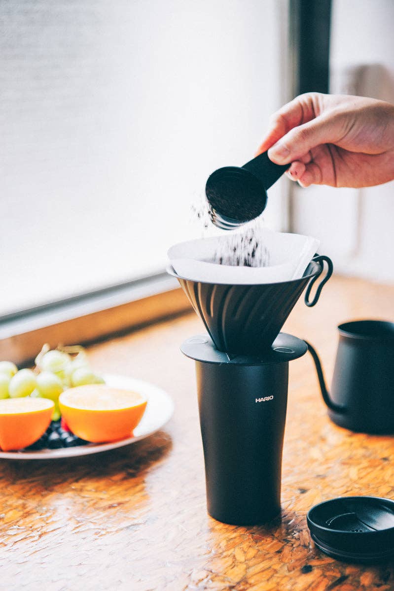 V60 Metal Dripper: Silver
