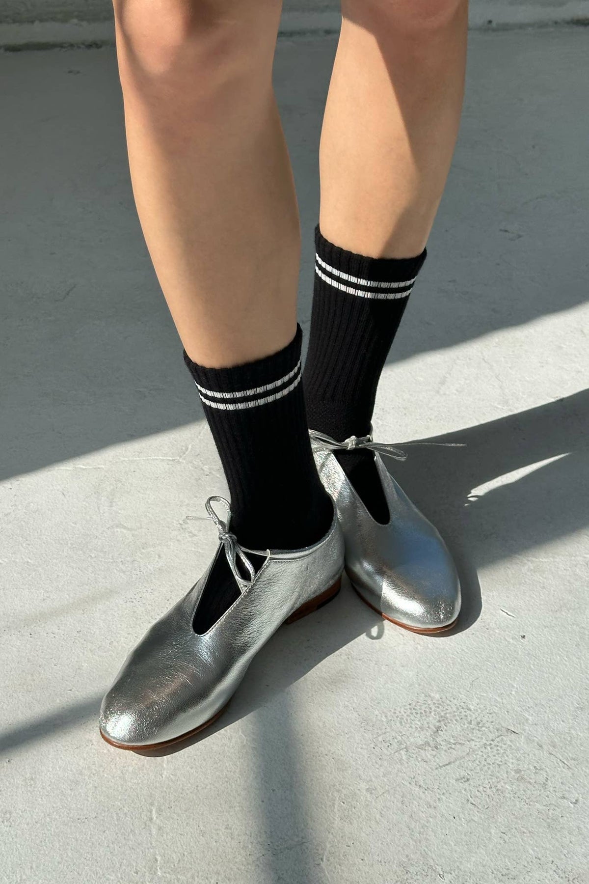 Boyfriend Socks: Parchment