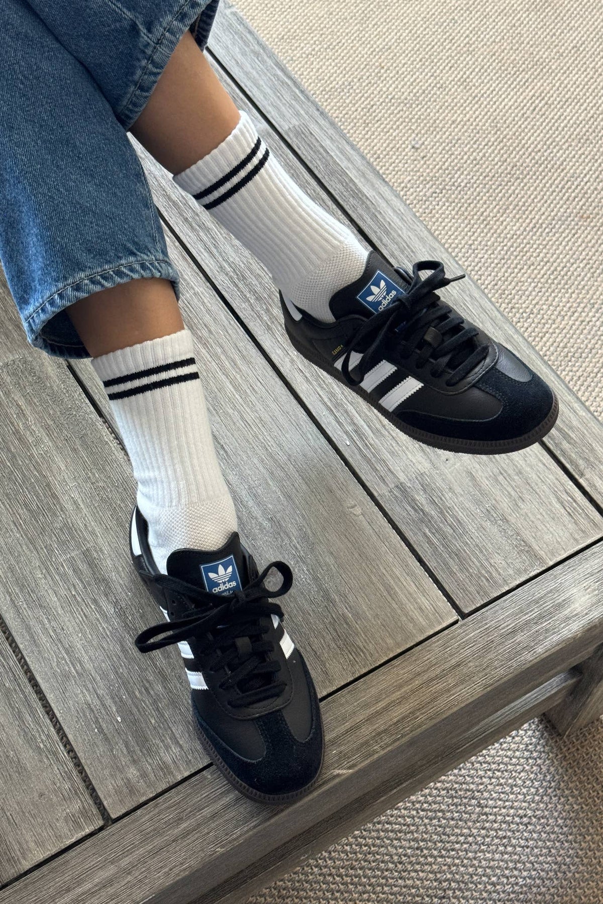Boyfriend Socks: Parchment