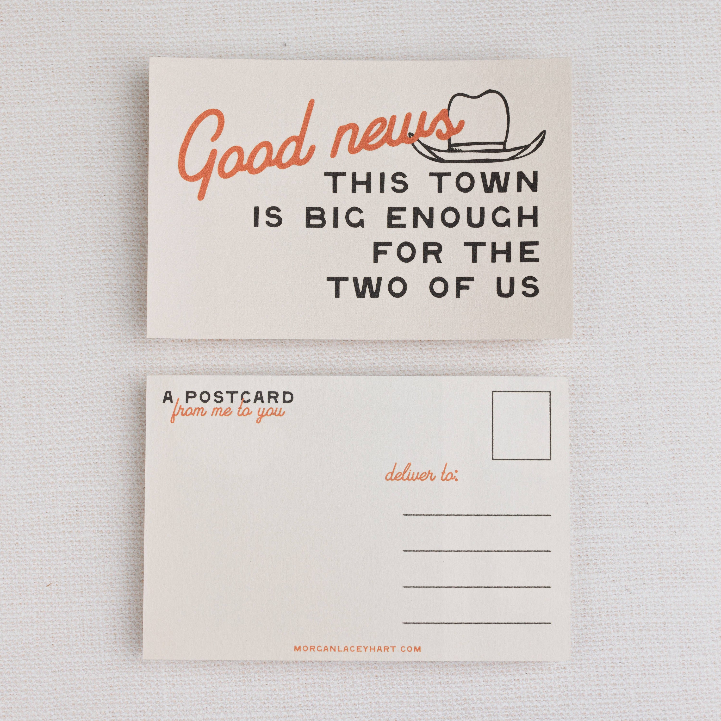 Postcards | Western Themed: This Town is Big Enough