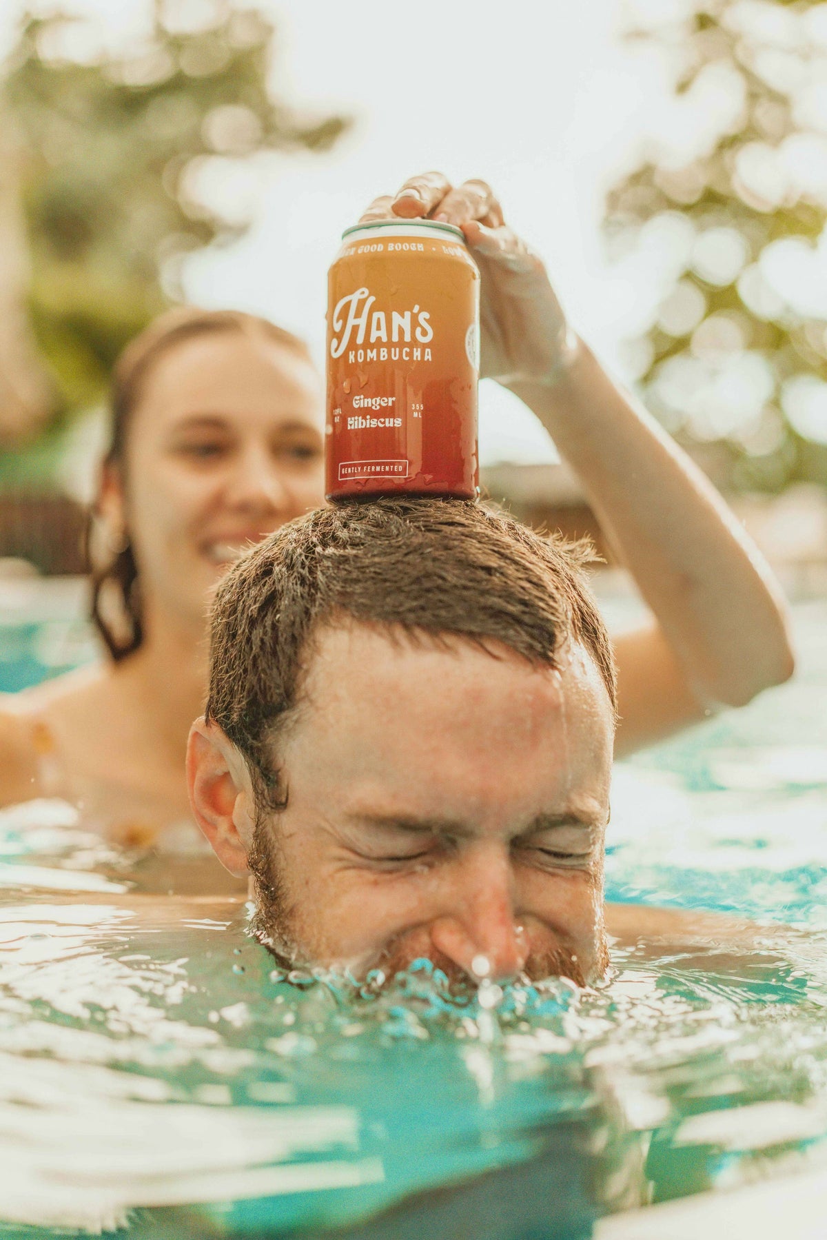 Ginger Hibiscus Kombucha