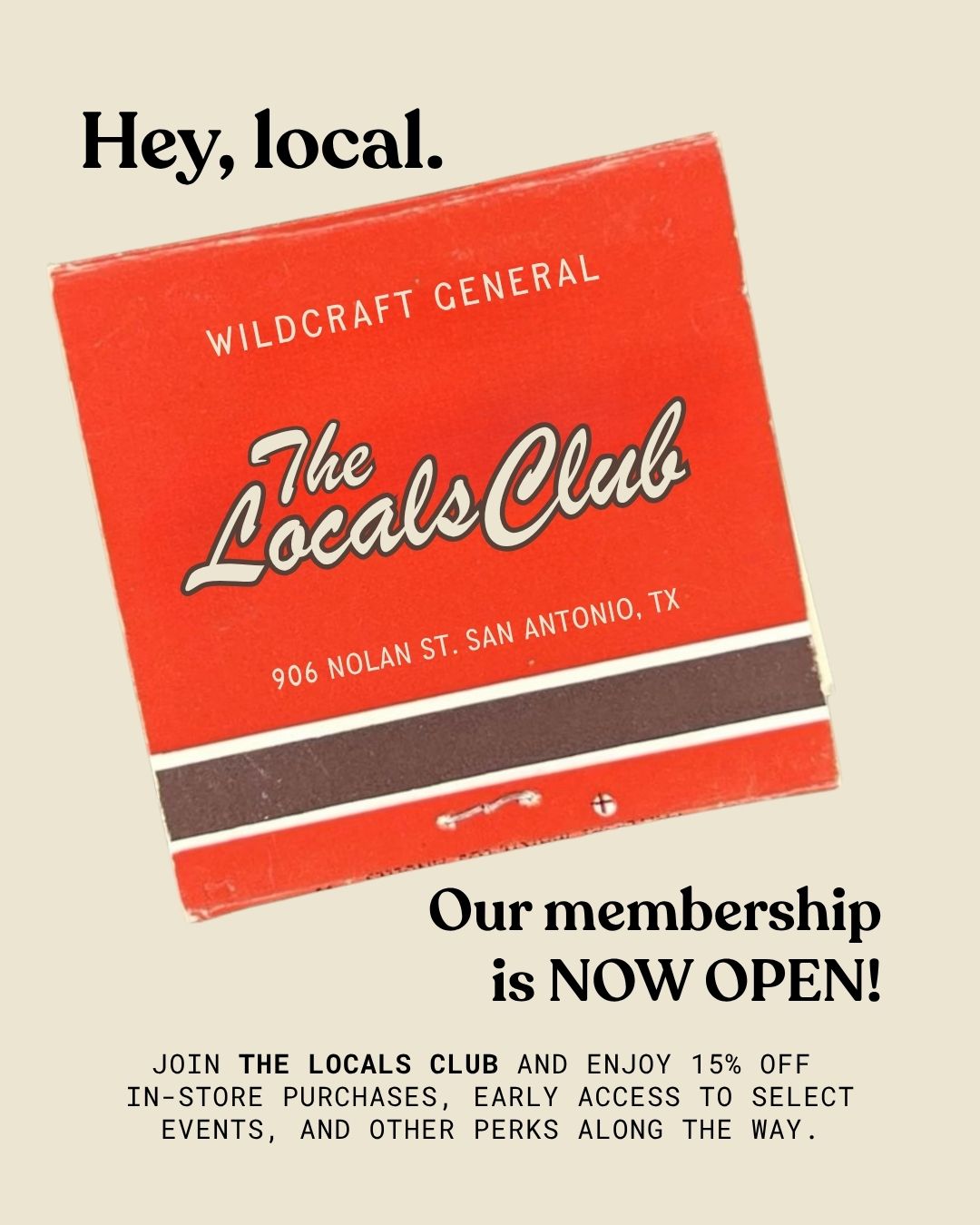 The Locals Club - Annual Membership