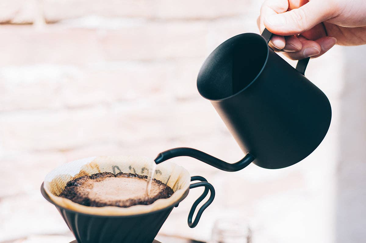 V60 Metal Dripper: Silver