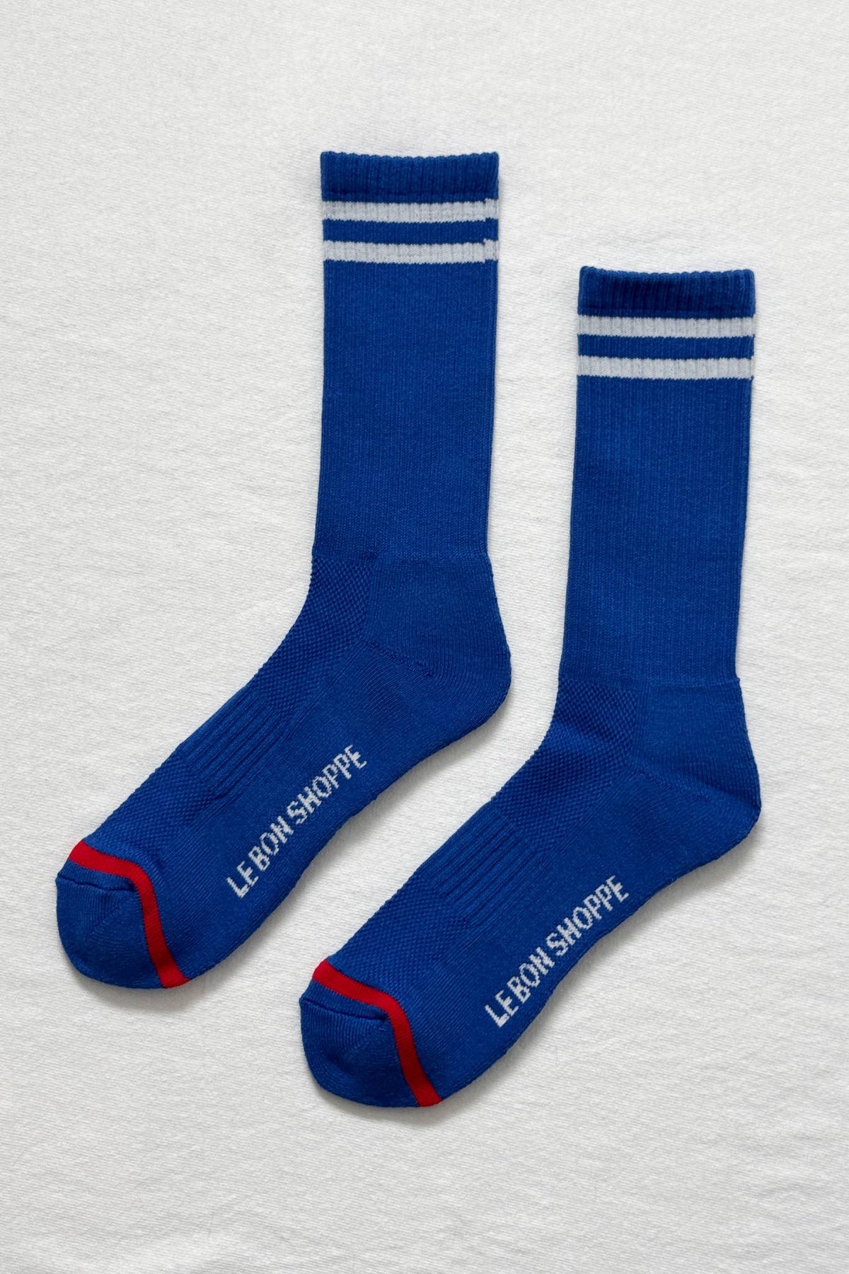 Extended Boyfriend Socks: Parchment