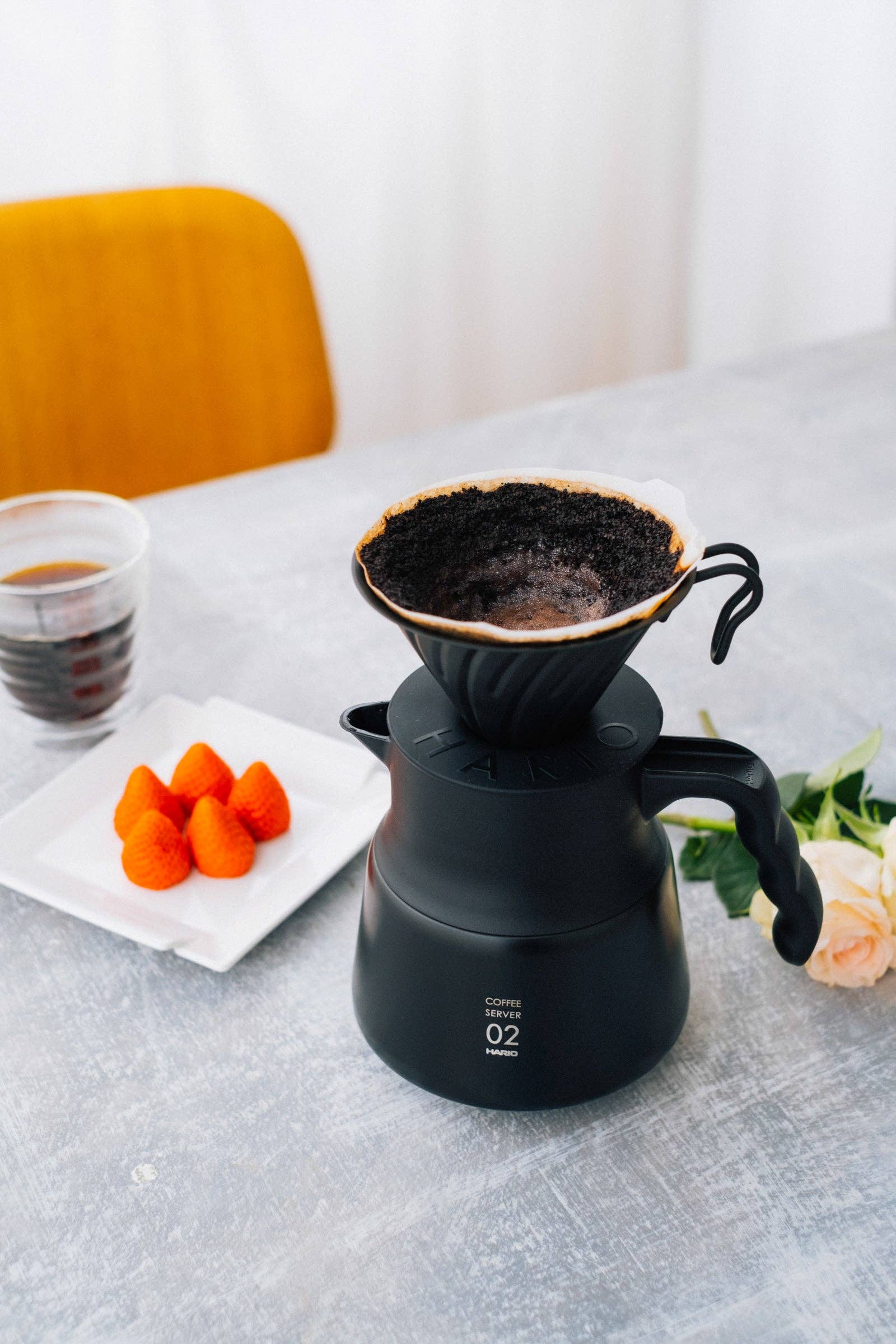 V60 Metal Dripper: Silver