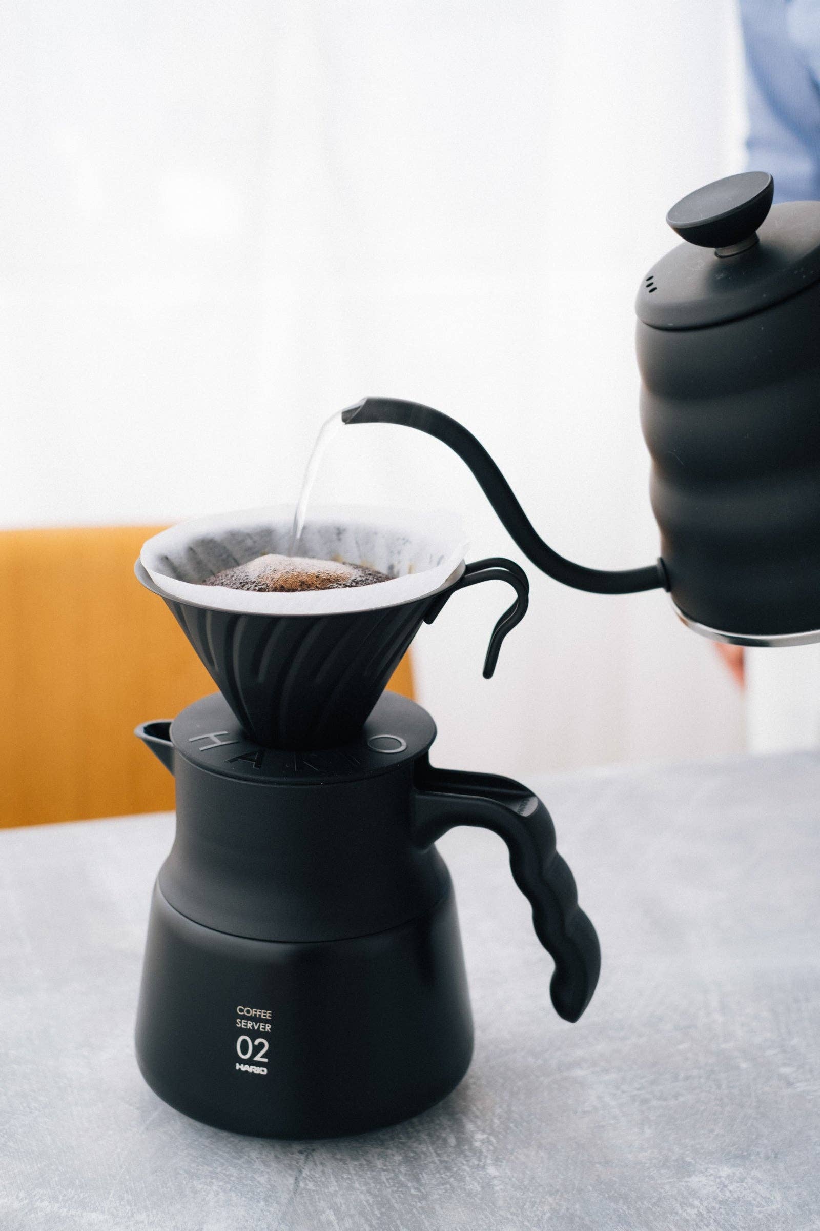 V60 Metal Dripper: Silver