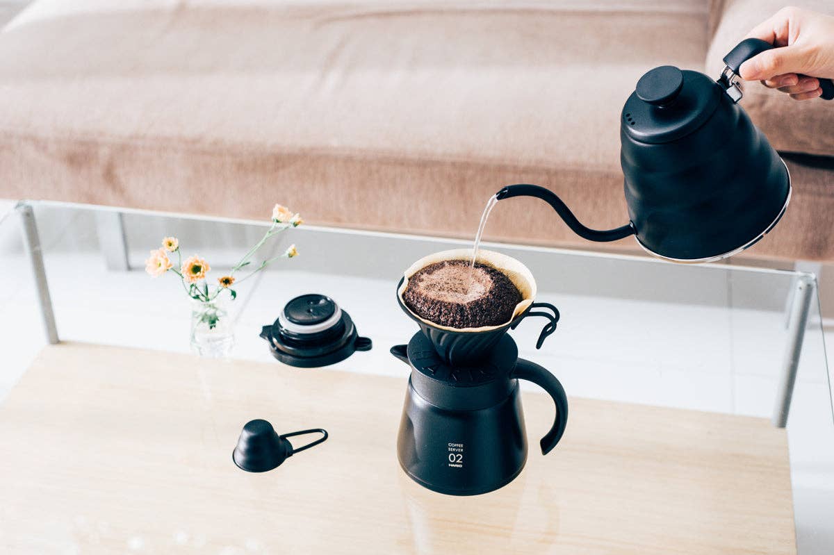 V60 Metal Dripper: Silver