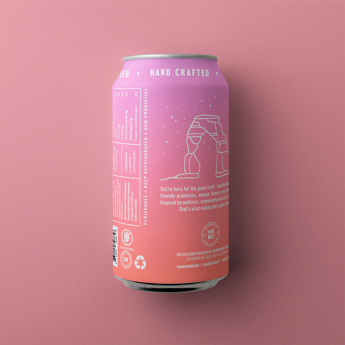 Raspberry Rose Kombucha