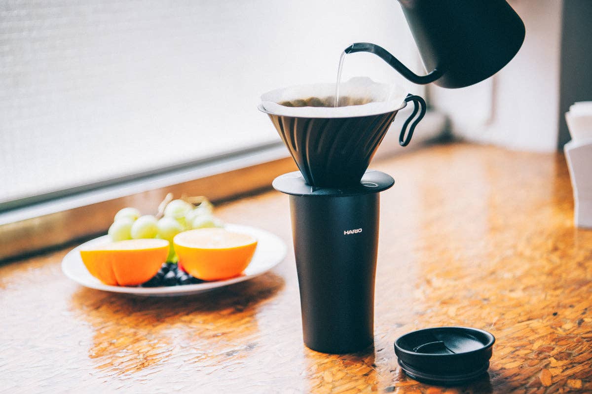 V60 Metal Dripper: Silver