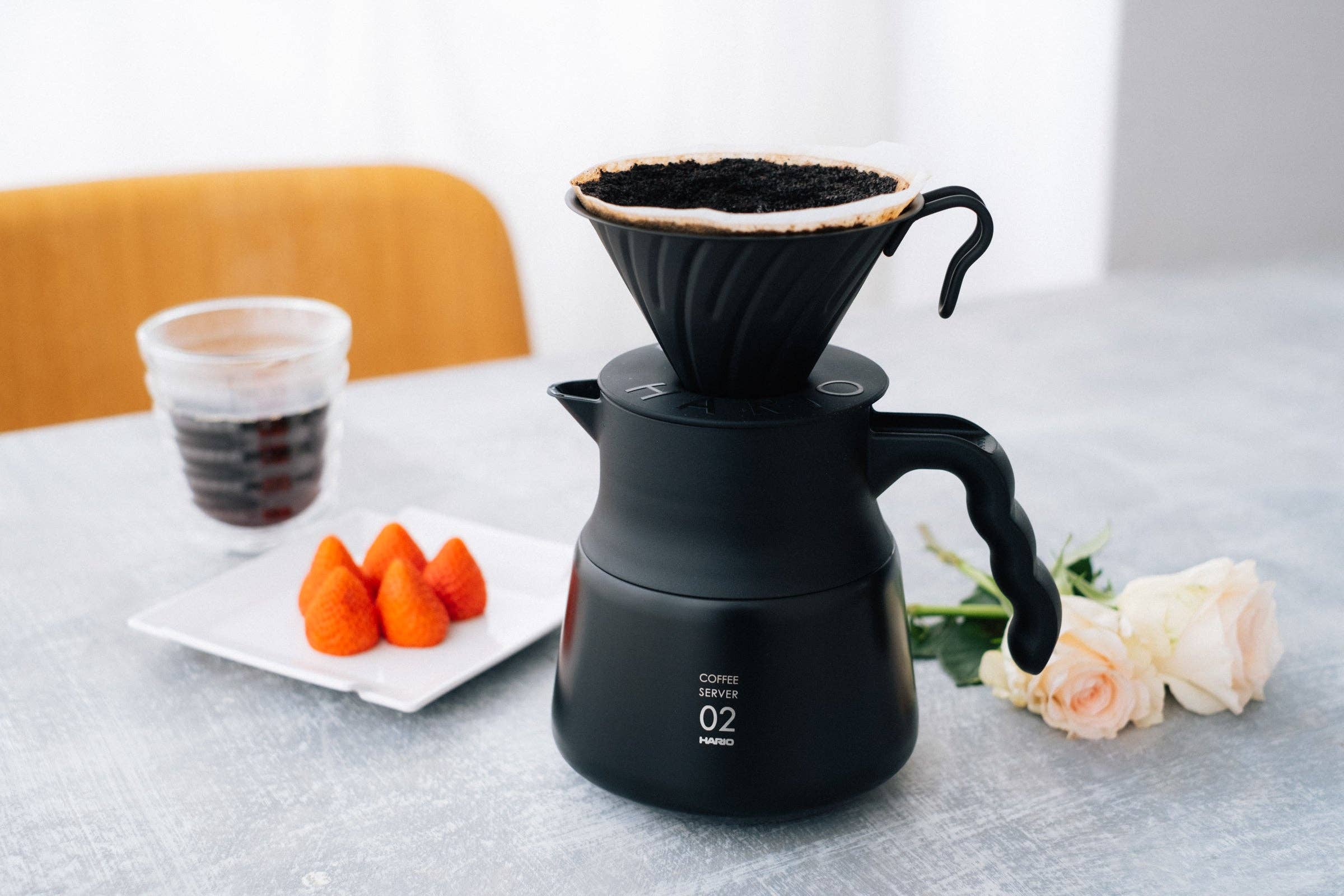 V60 Metal Dripper: Silver