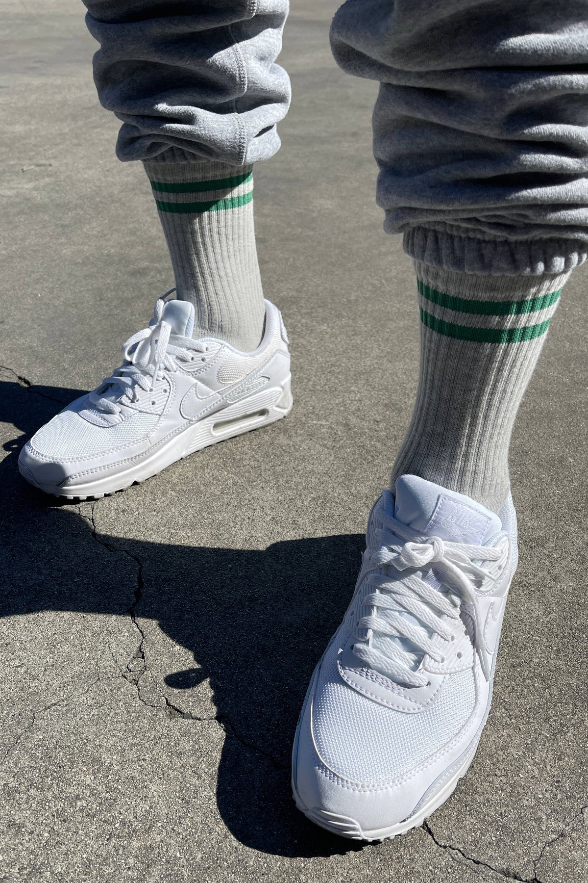 Extended Boyfriend Socks: Maroon