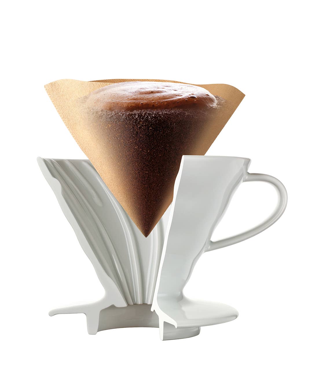 HARIO V60 Paper Filter Natural Brown (100 Sheets): For 1～4 cups