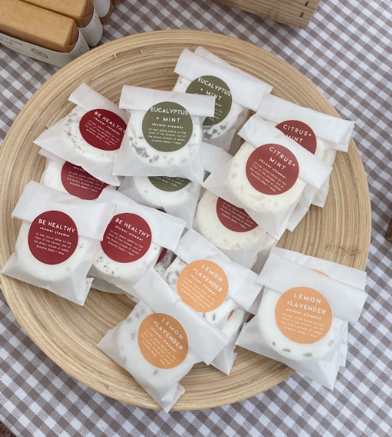 Individually Packaged Shower Steamers: Citrus + Mint