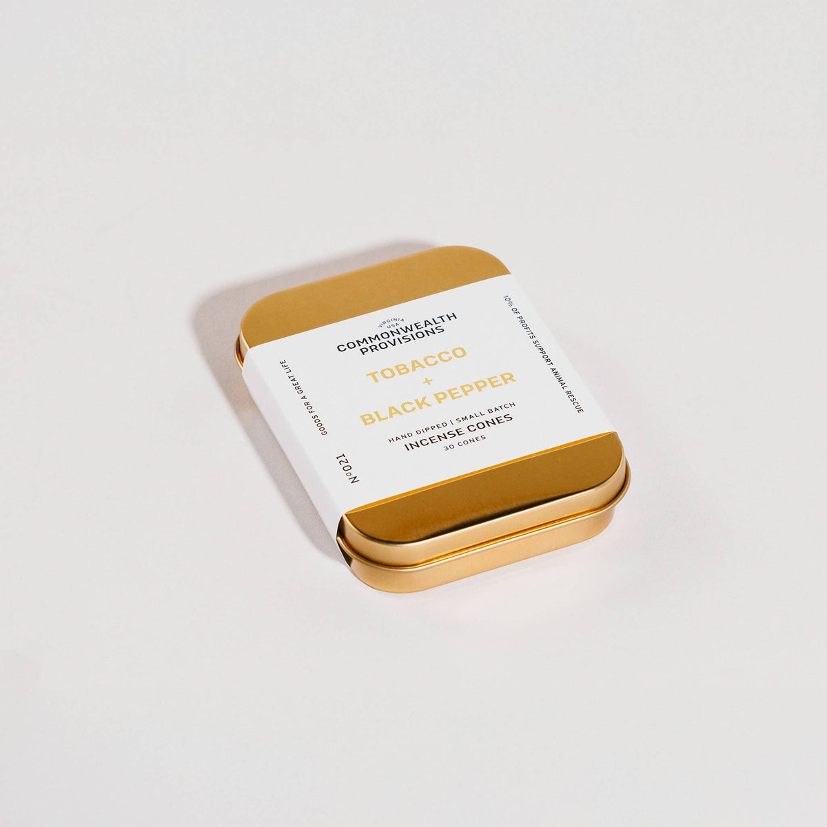 Incense Cones - Tobacco + Black Pepper