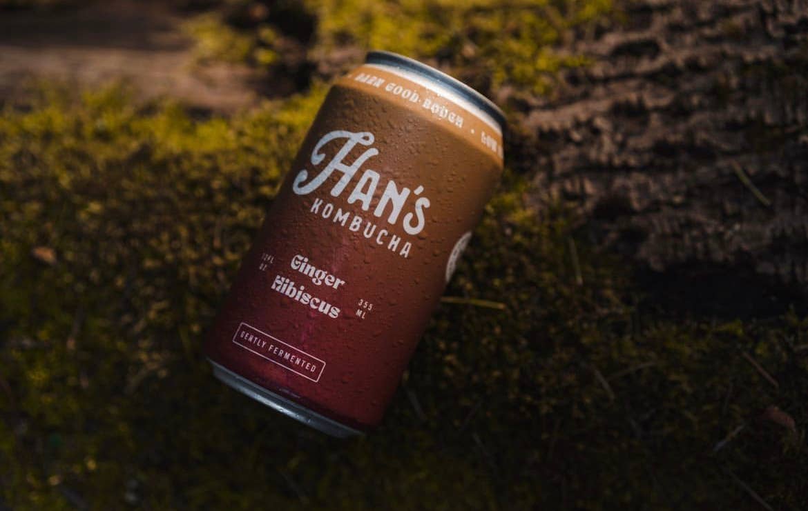 Ginger Hibiscus Kombucha