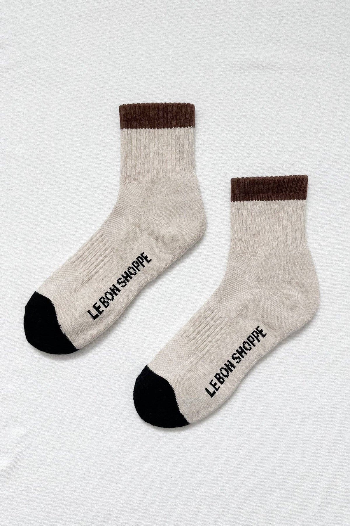 Color Block Girlfriend Socks : Blue Red