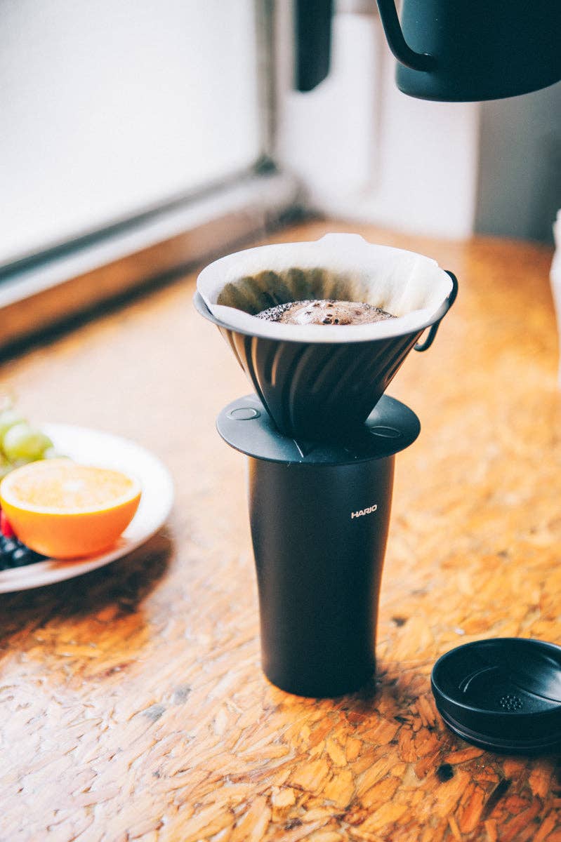 V60 Metal Dripper: Silver