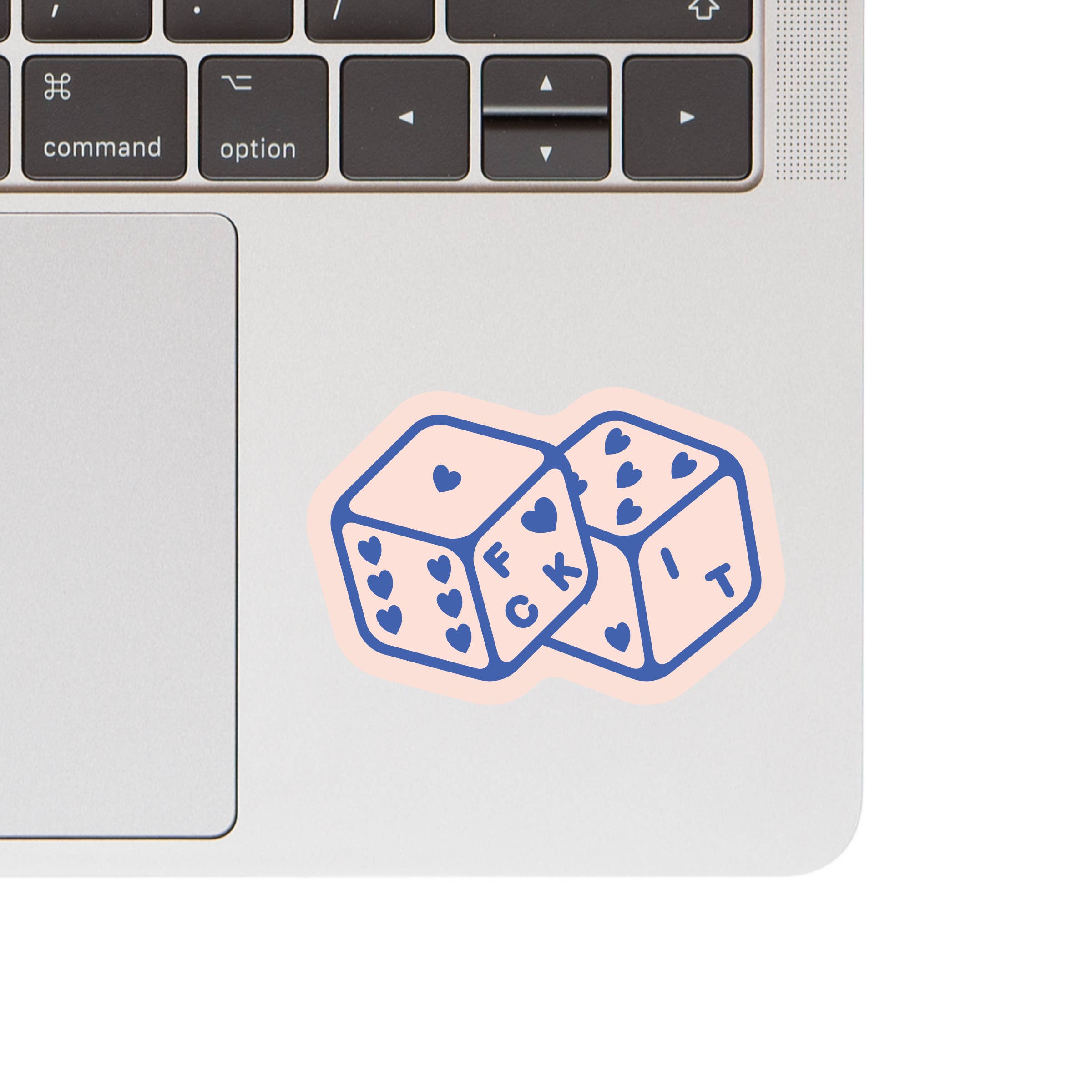 Roll the Dice Fuck It Swear Funny High Quality Vinyl Sticker