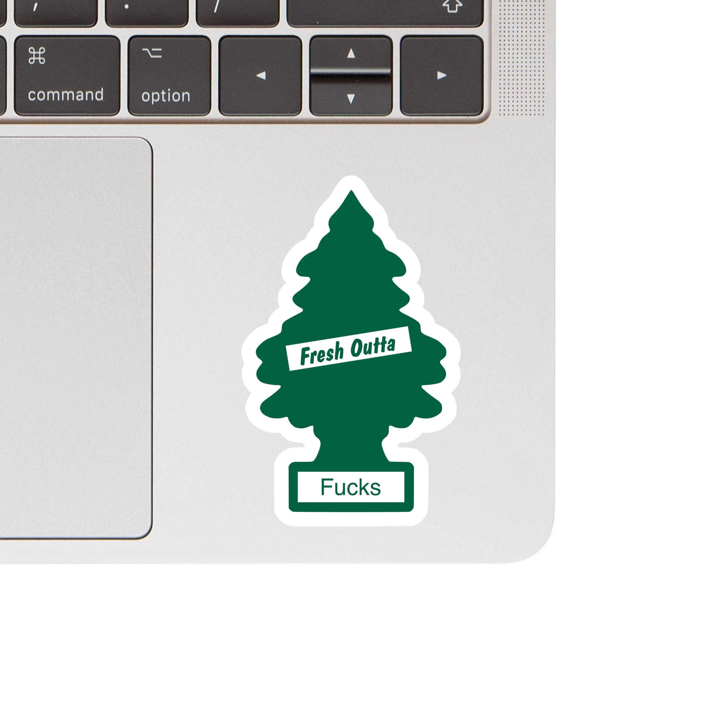 Fresh Outta Fucks Tree Funny Swear High QualityVinyl Sticker