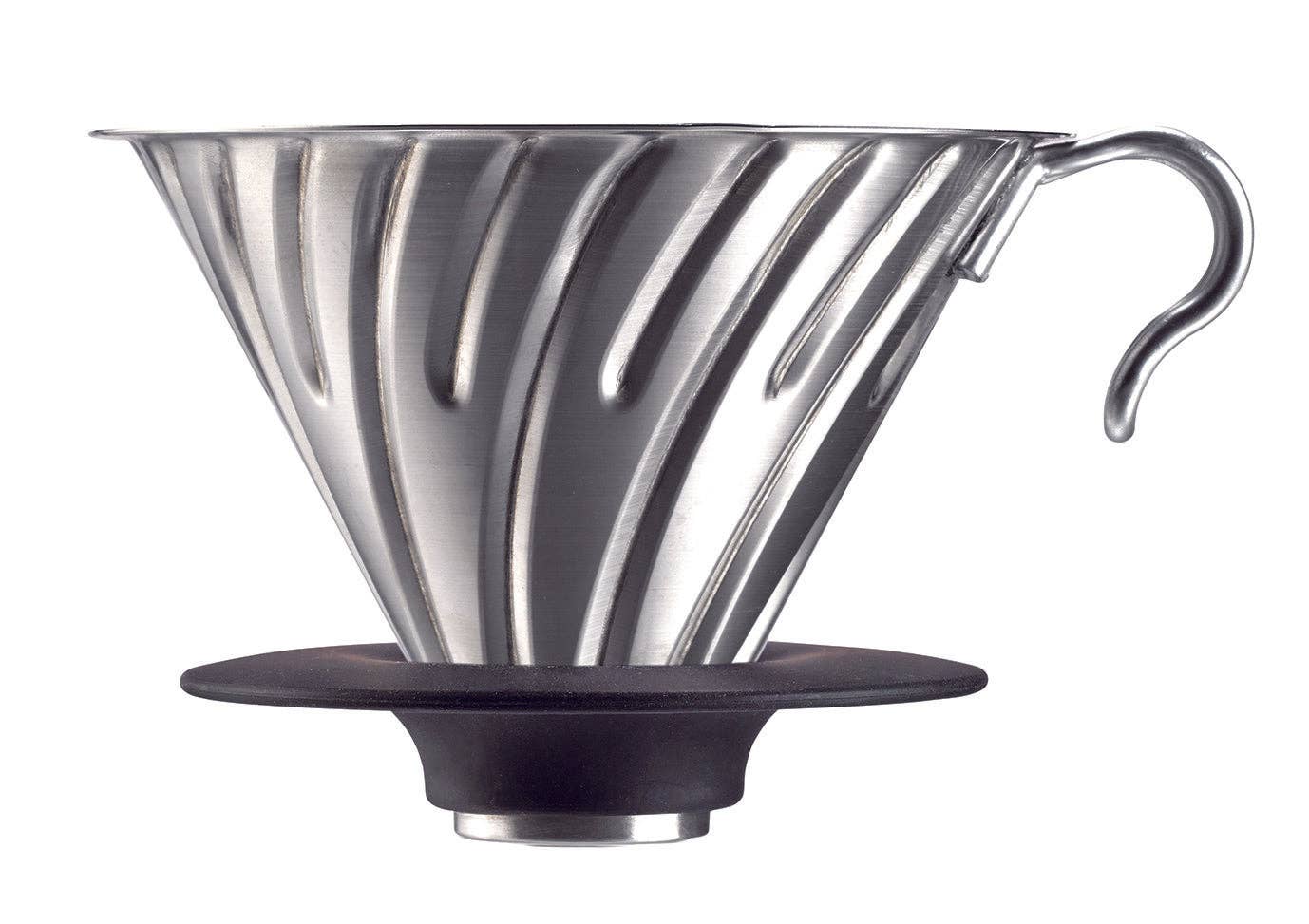 V60 Metal Dripper: Silver