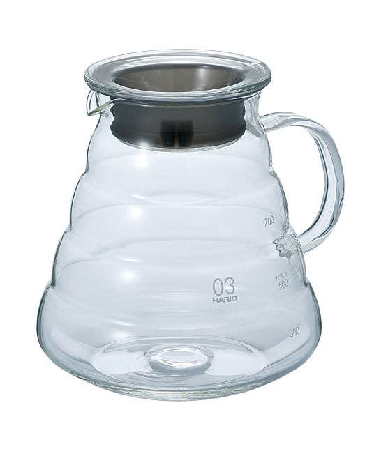 HARIO V60 Glass Server: CAPACITY：2-5 cups