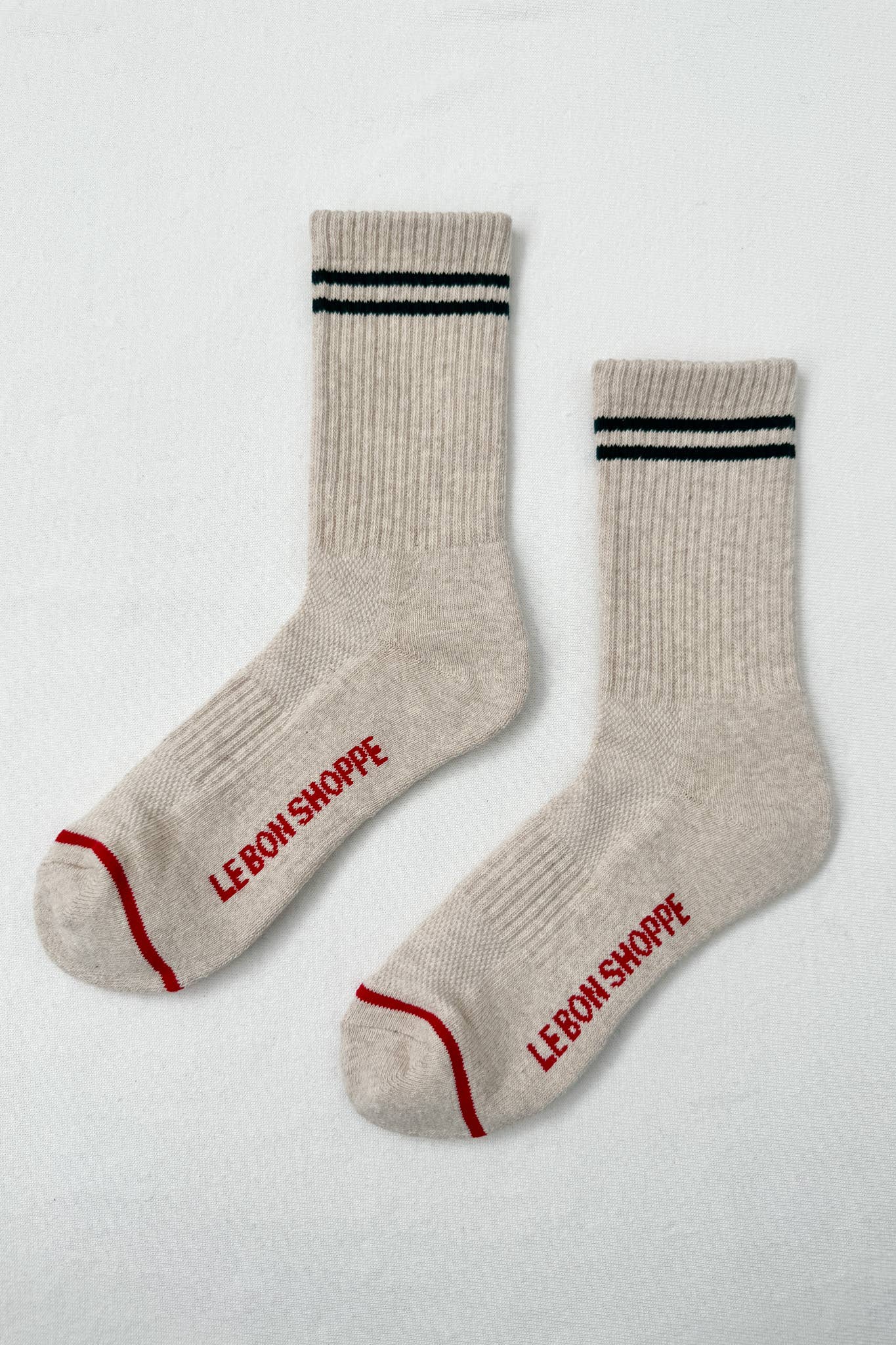 Boyfriend Socks: Oatmeal
