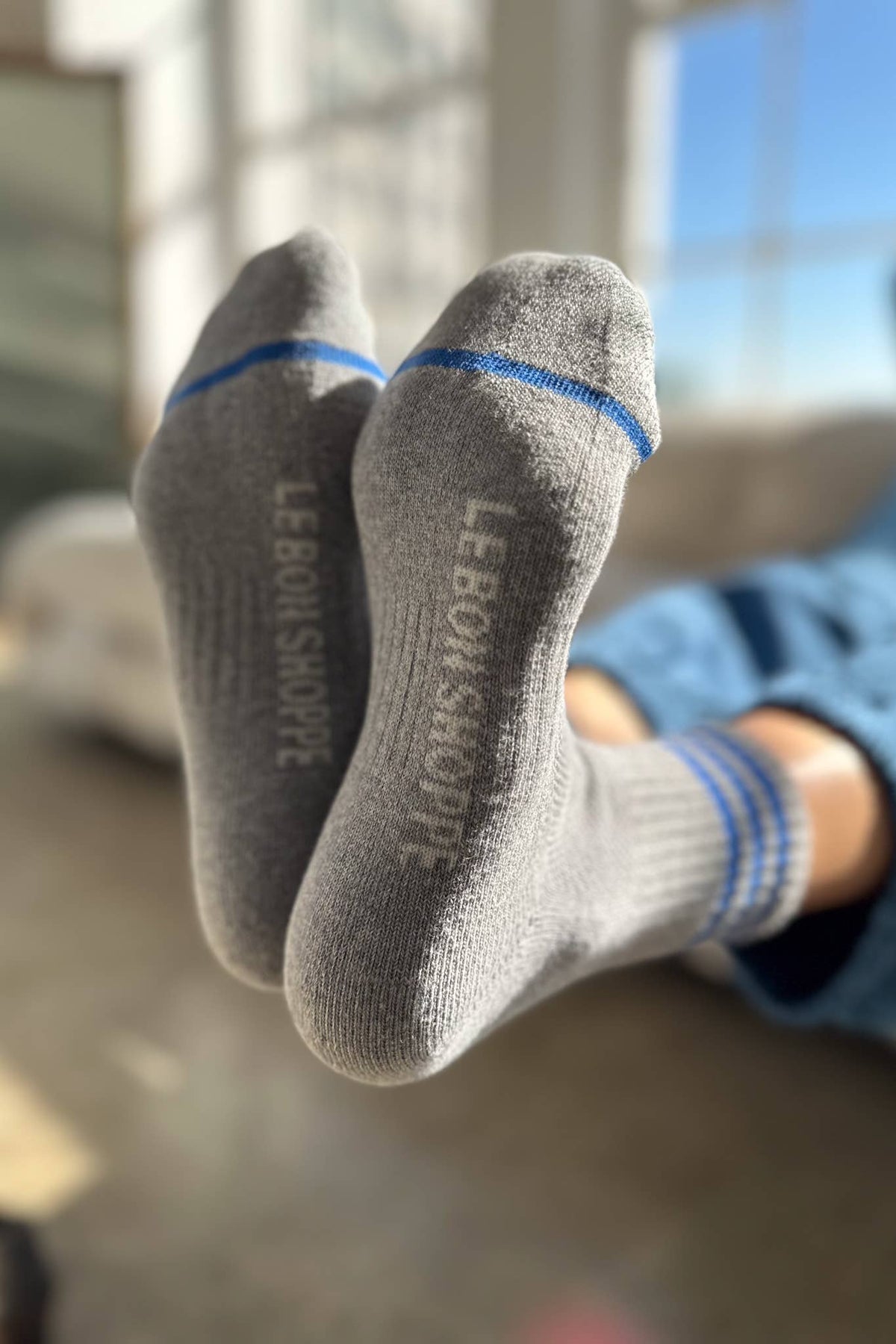 Girlfriend Socks: Indigo