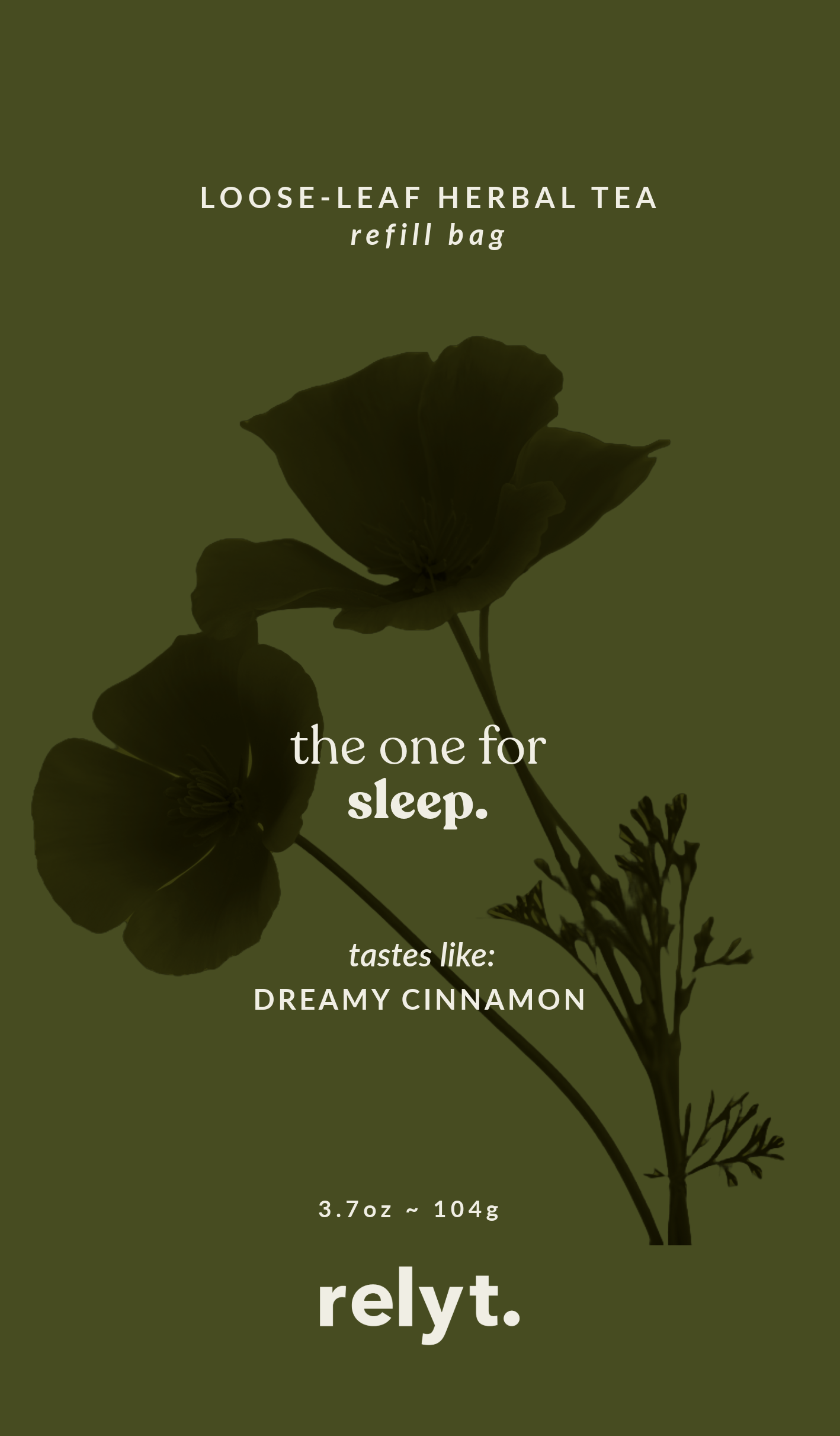 the one for SLEEP organic herbal tea
